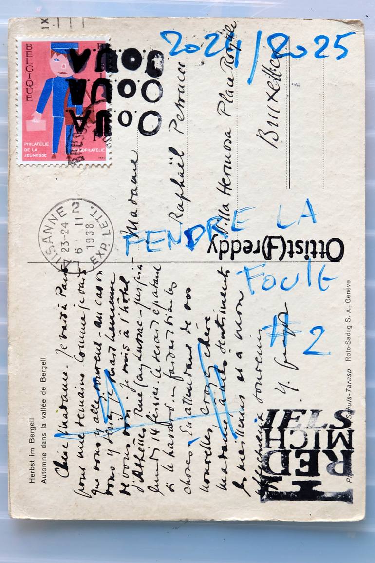 Original Abstract Painting by Fred Michiels