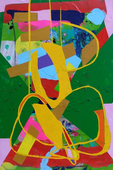Original Abstract Women Paintings by Fred Michiels