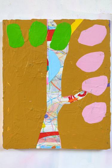 Original Abstract Landscape Paintings by Fred Michiels