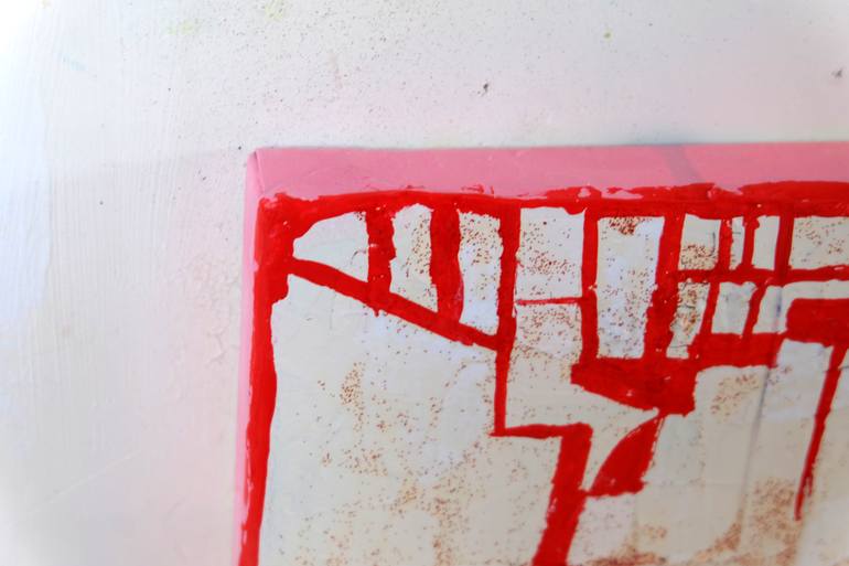 Original Conceptual Abstract Painting by Fred Michiels