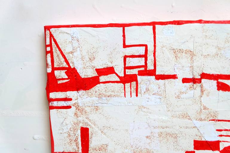 Original Conceptual Abstract Painting by Fred Michiels