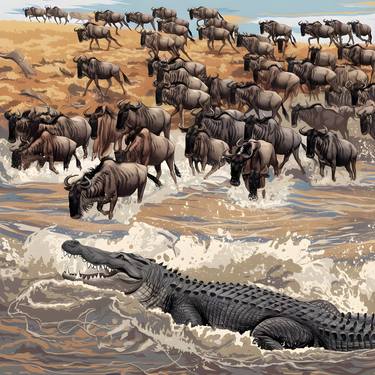 Original Digital Art Animal Digital by Betty Adamma