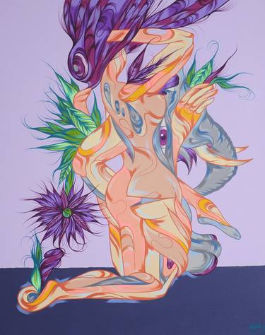 Original Symbolism Body Paintings by Kalee Guauta