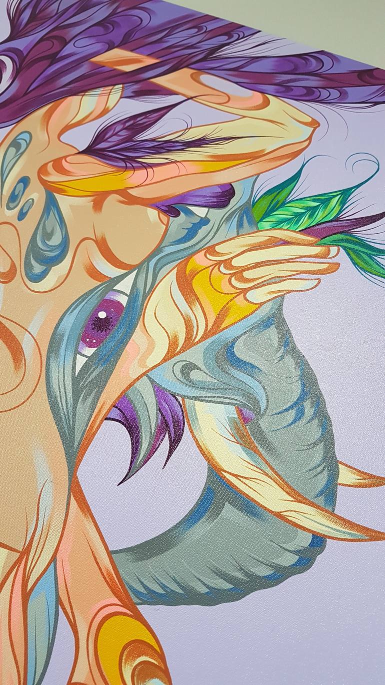 Original Symbolism Body Painting by Kalee Guauta