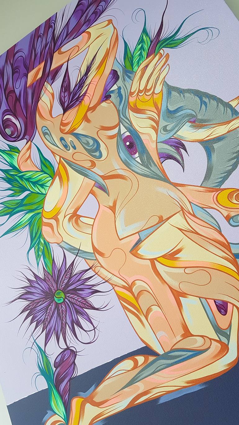 Original Symbolism Body Painting by Kalee Guauta