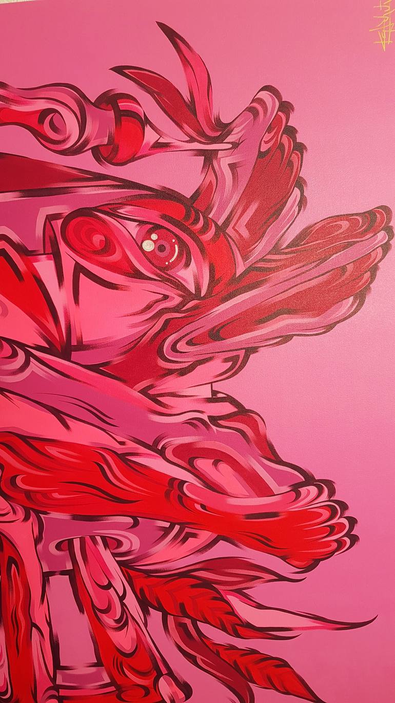 Original Surrealism Animal Painting by Kalee Guauta