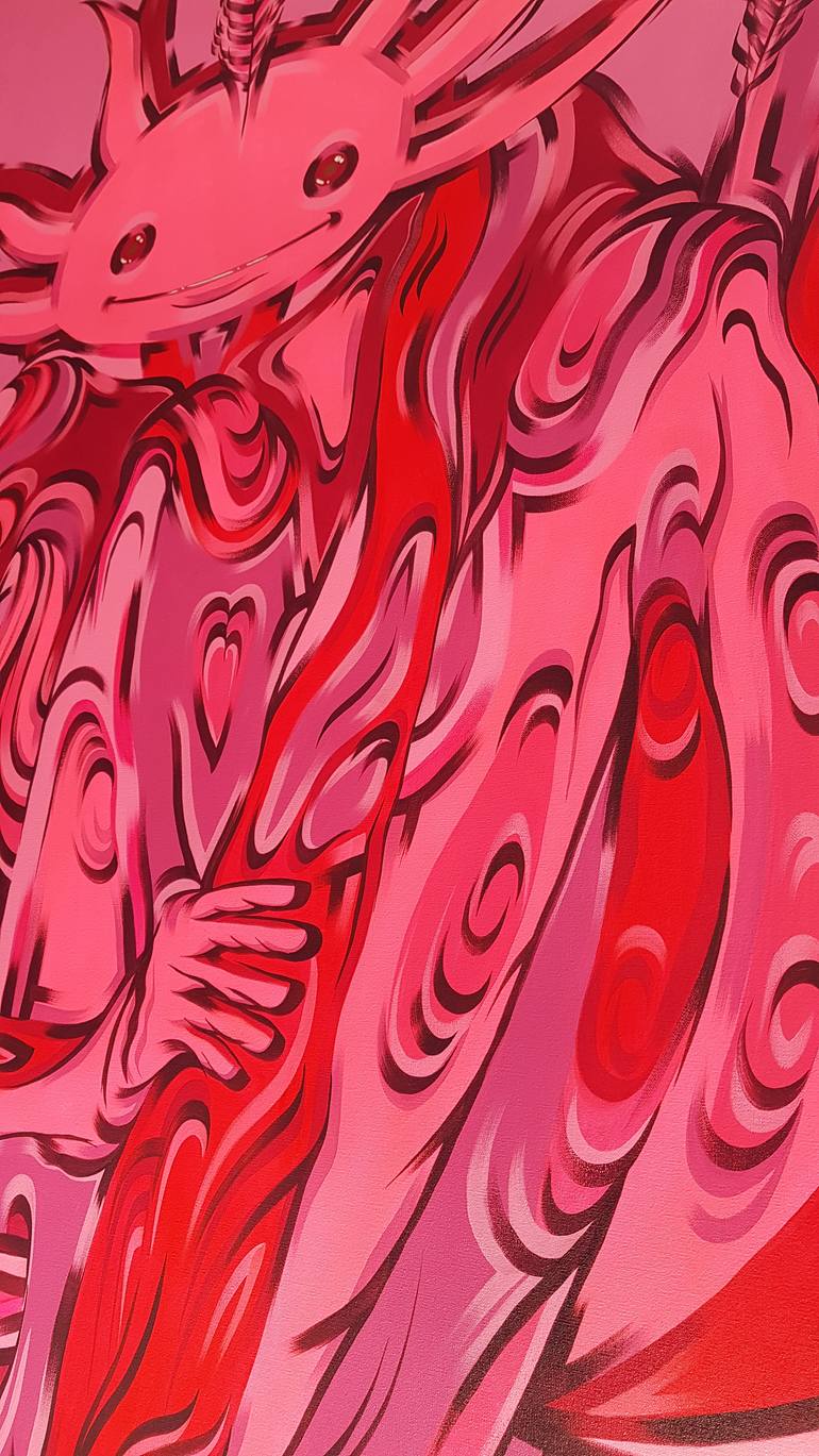 Original Surrealism Animal Painting by Kalee Guauta