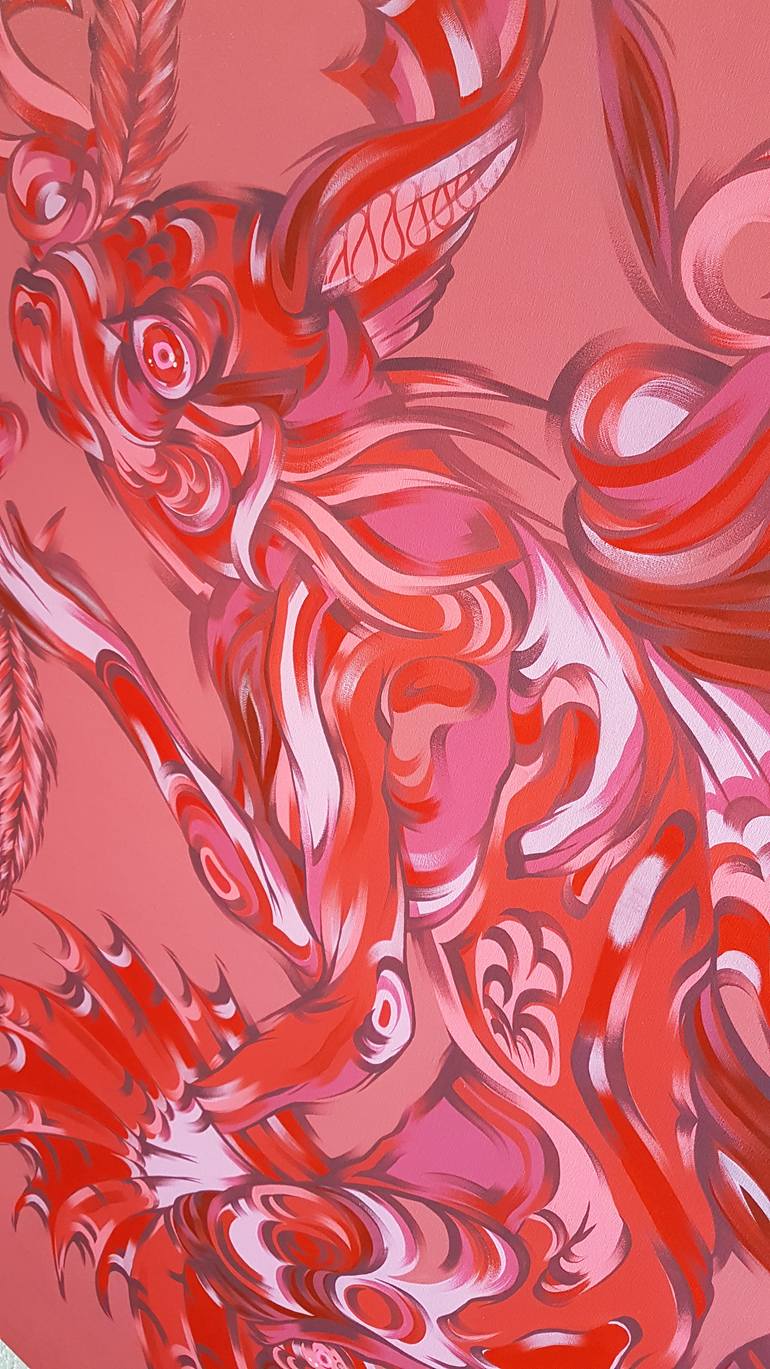 Original Surrealism Animal Painting by Kalee Guauta