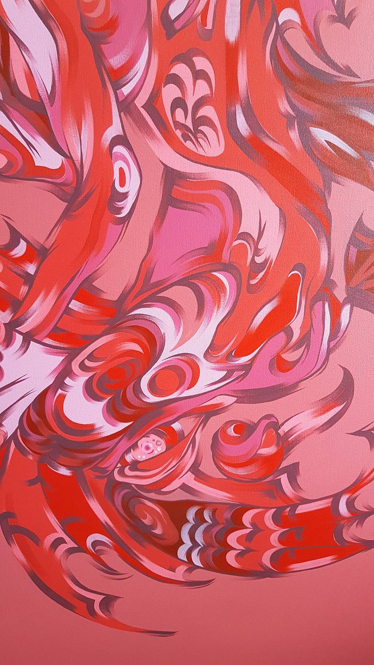 Original Surrealism Animal Painting by Kalee Guauta