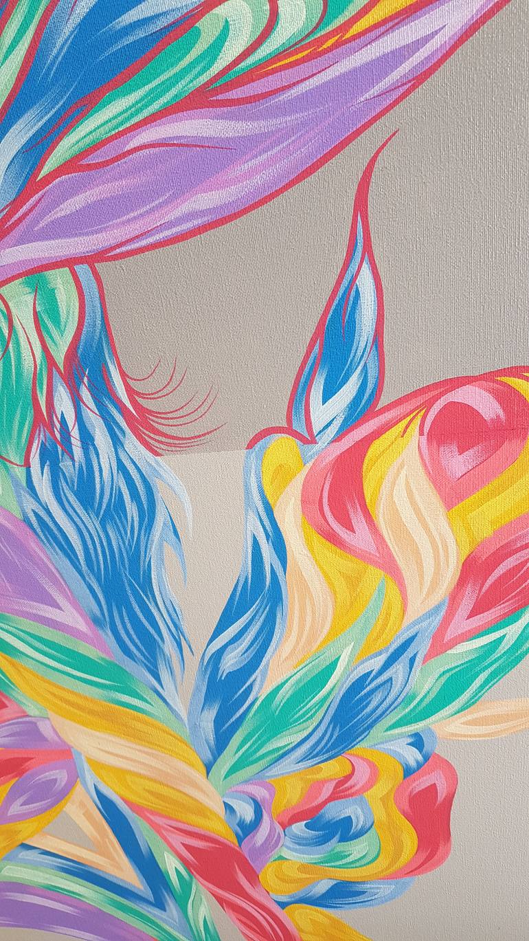 Original Surrealism Animal Painting by Kalee Guauta