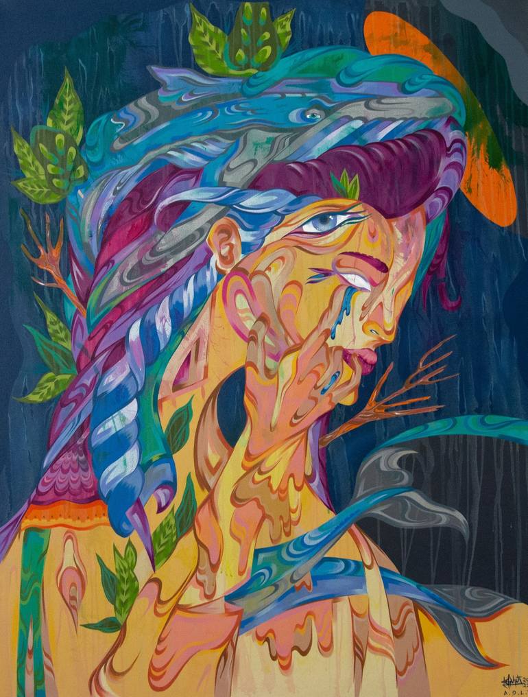 Original Surrealism Animal Paintings by Kalee Guauta
