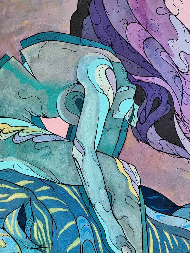 Original Surrealism Animal Painting by Kalee Guauta