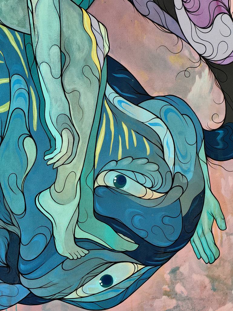 Original Surrealism Animal Painting by Kalee Guauta