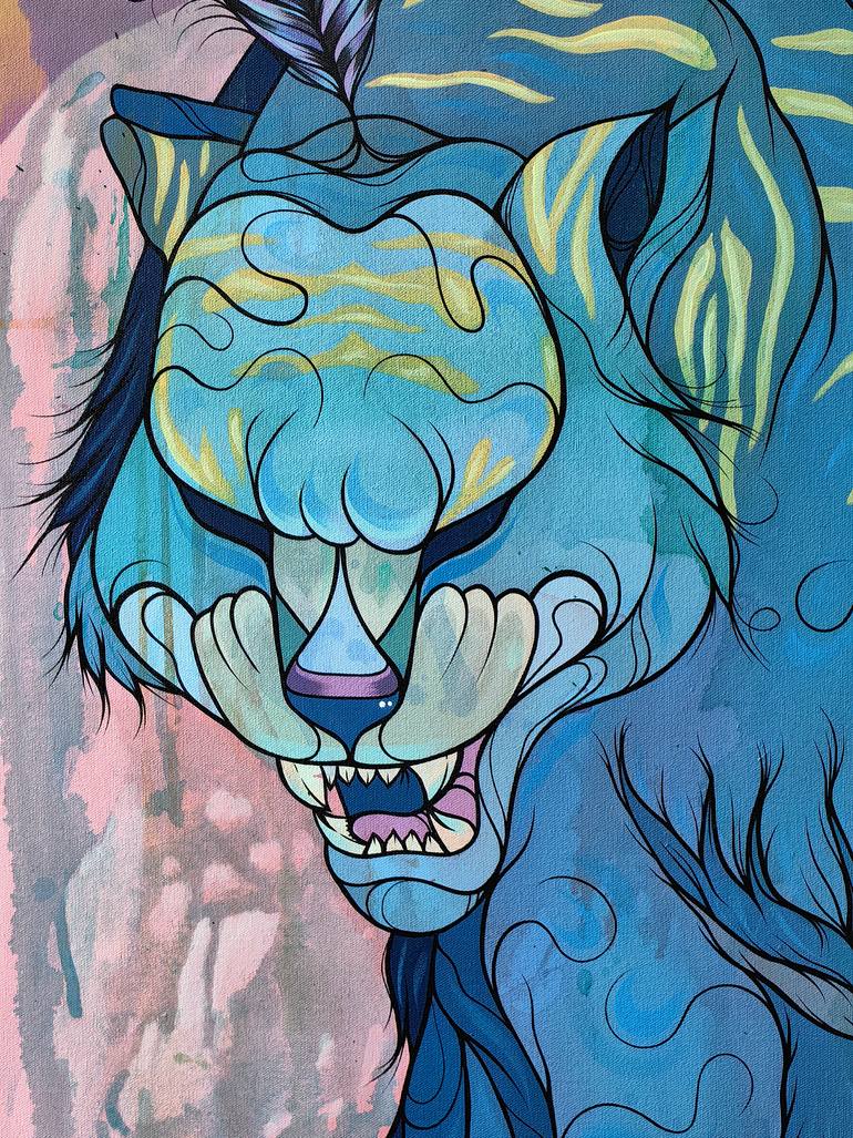 Original Surrealism Animal Painting by Kalee Guauta