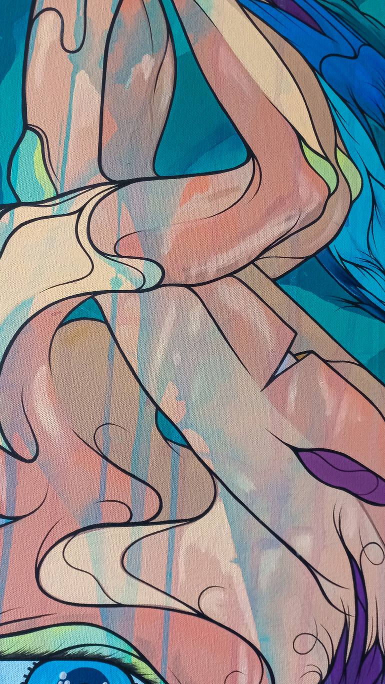 Original Surrealism Animal Painting by Kalee Guauta