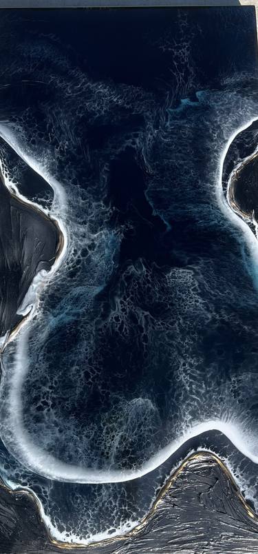 Original Art Deco Beach Paintings by Keren Hashalom