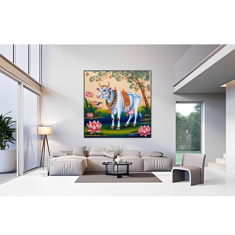 Original Abstract Expressionism Abstract Painting by Mayur Gangasagar