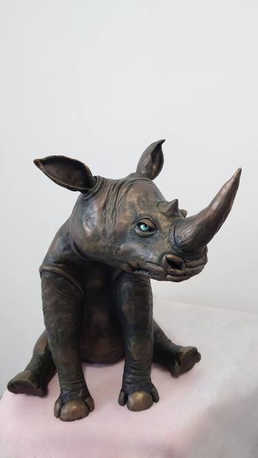 Original Art Deco Animal Sculpture by Maxim Ozernyj