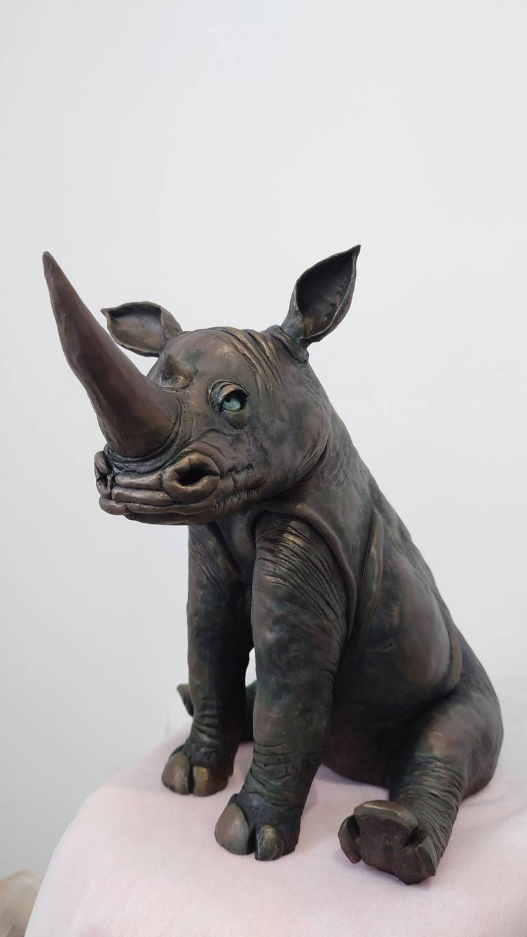 Original Art Deco Animal Sculpture by Maxim Ozernyj