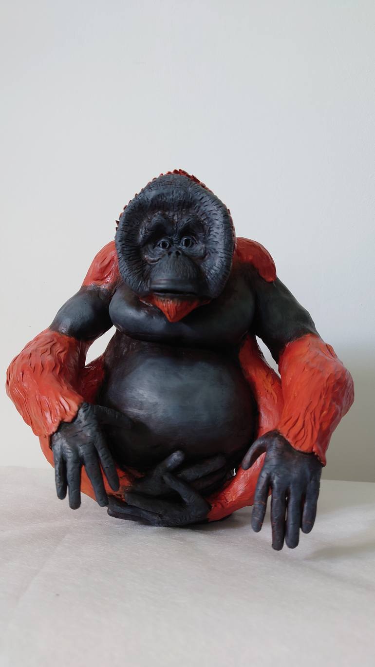 Original Art Deco Animal Sculpture by Maxim Ozernyj