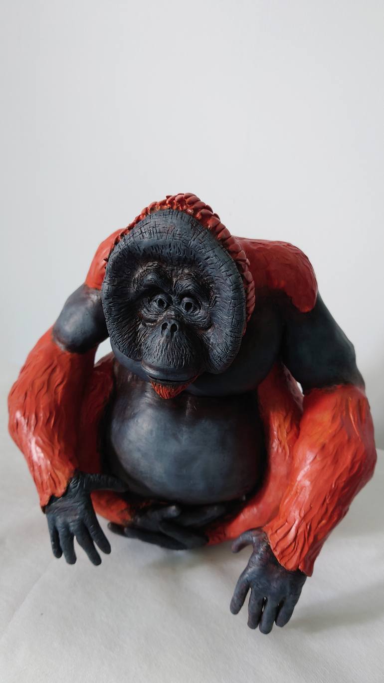 Original Art Deco Animal Sculpture by Maxim Ozernyj
