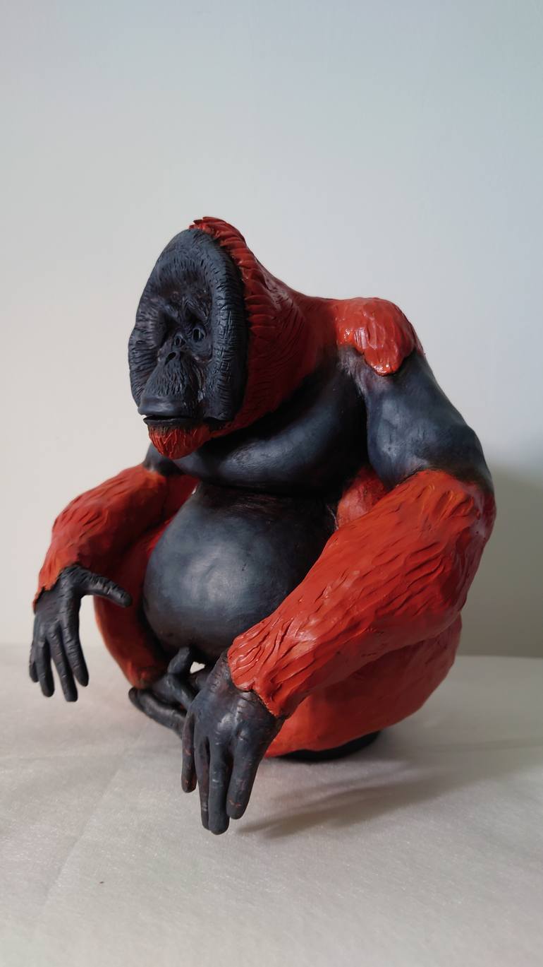 Original Art Deco Animal Sculpture by Maxim Ozernyj