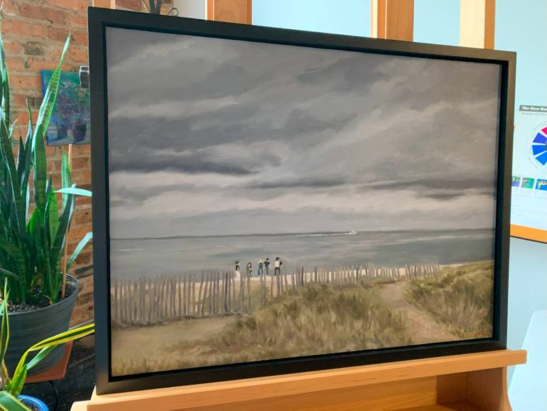 Original Realism Beach Painting by Barbara Skiba-Poniatowski
