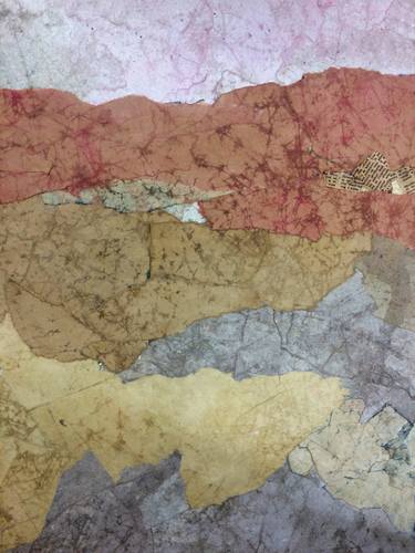 Print of Abstract Landscape Collage by Elin Mack