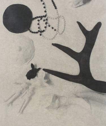 Original Minimalism Nature Mixed Media by Sunsook Hwang