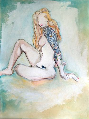 Original Nude Painting by Carolyn Weltman