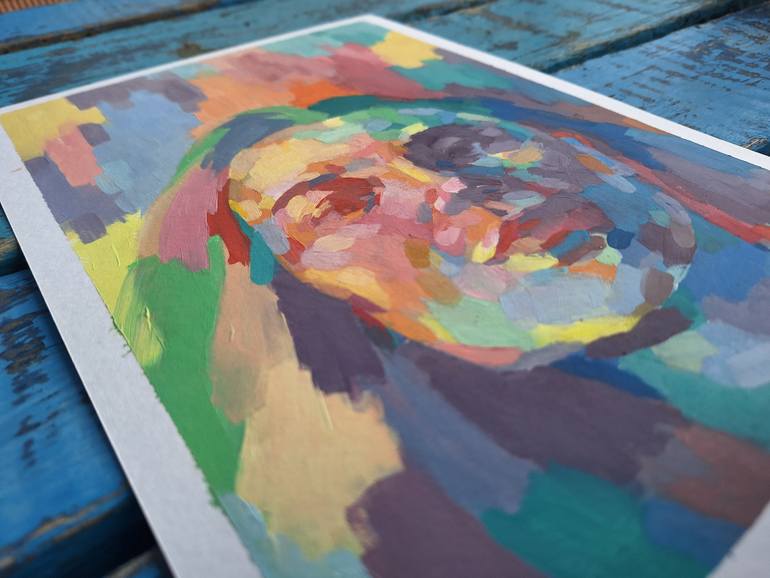 Original Figurative Women Painting by Moose Van Papendorp