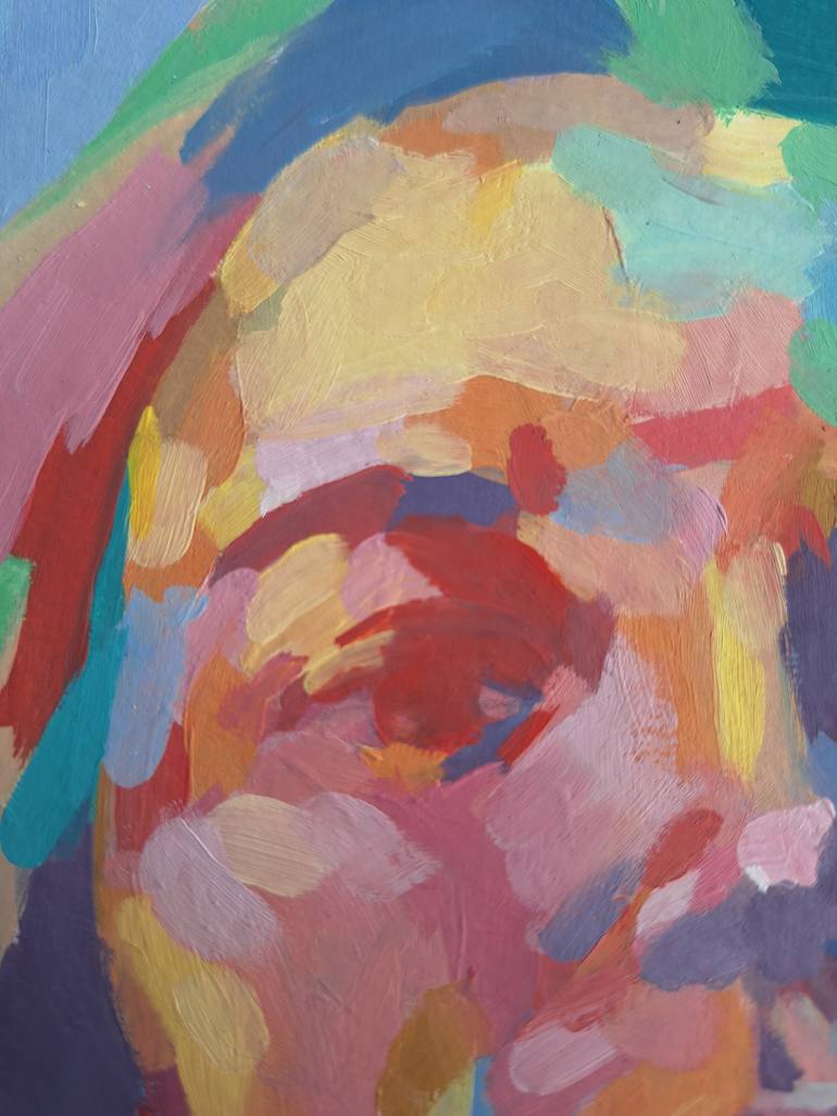 Original Figurative Women Painting by Moose Van Papendorp