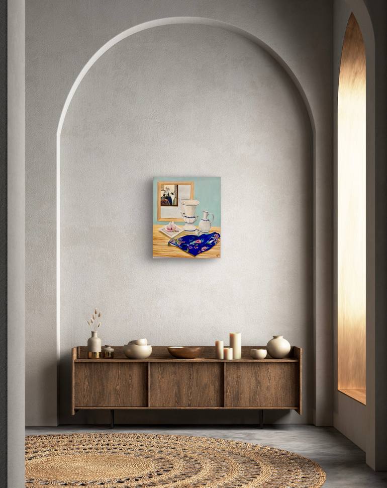 Original Baroque Still Life Painting by Denise Nuttall