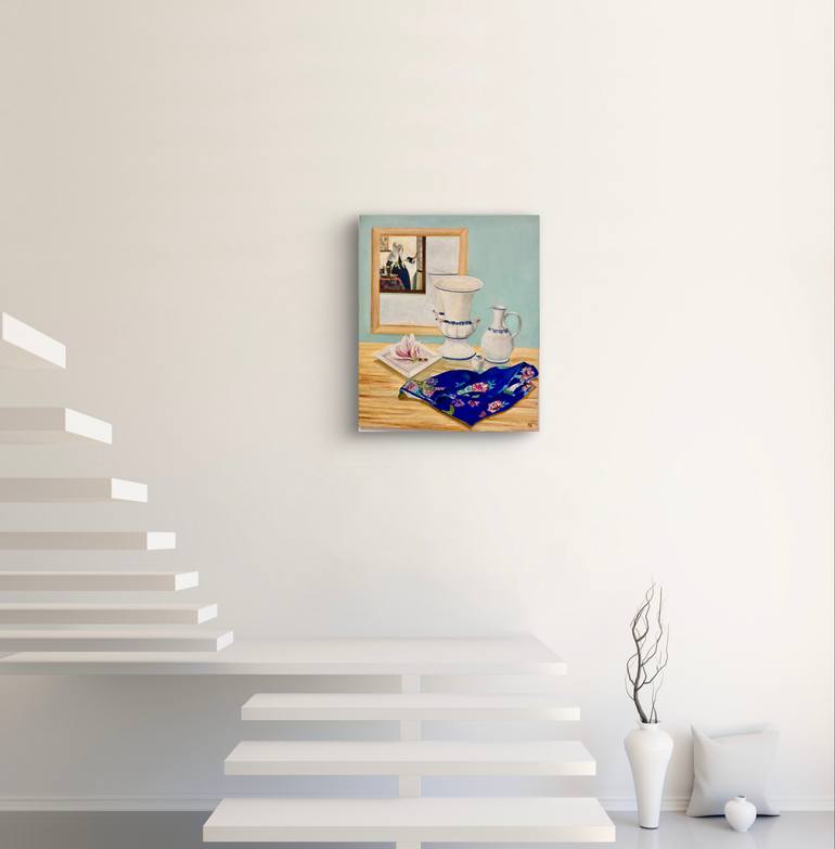 Original Baroque Still Life Painting by Denise Nuttall