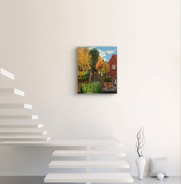 Original Baroque Landscape Painting by Denise Nuttall
