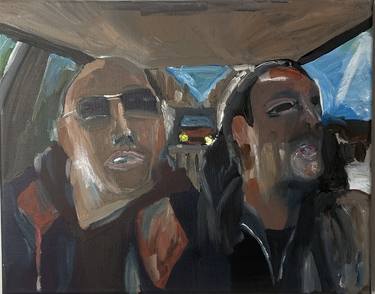 Original Abstract Expressionism People Drawings by Turbo Pinokio