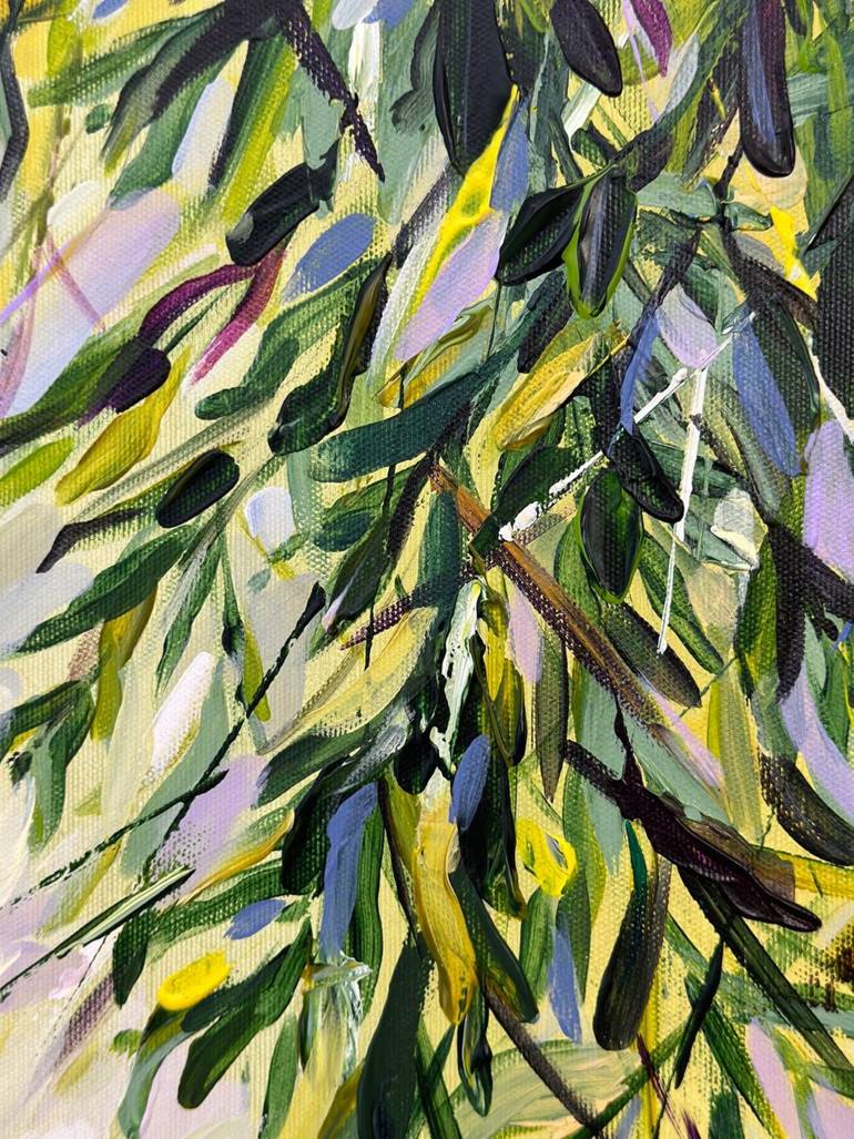 Original Contemporary Garden Painting by Yuliia Posyliuzhna