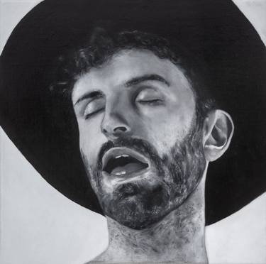 Original Black & White Erotic Paintings by Simón Rojas