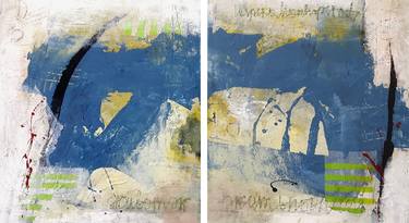 Original Contemporary Abstract Mixed Media by Anna Remensberger