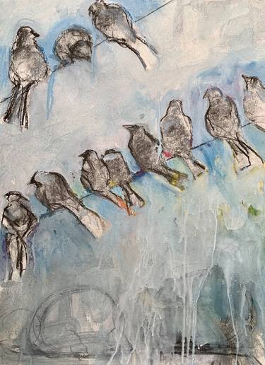 Original Symbolism Nature Mixed Media by Joseph Loccisano