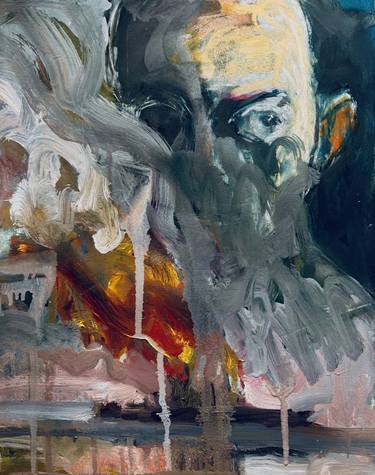 Original Symbolism Water Painting by Joseph Loccisano