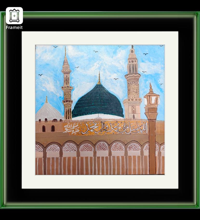 Original Abstract Religion Painting by Laiba Atif