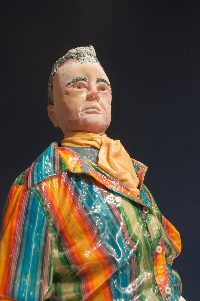 Original Political Sculpture by John Moran