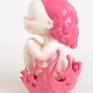 Sculpture - Eggshell Girl- Side View