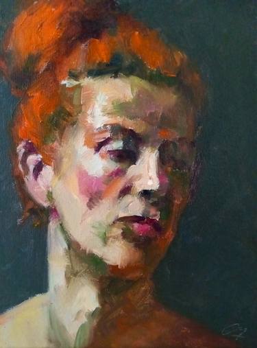 Original Figurative Portrait Paintings by Andy Tschoepe