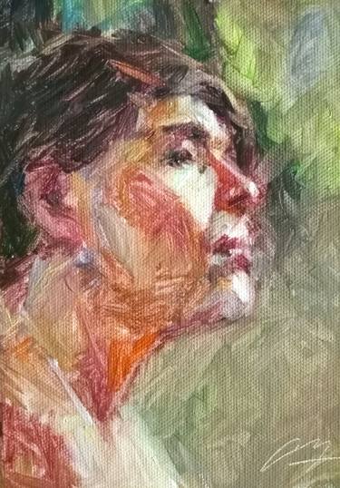 Original Figurative Portrait Paintings by Andy Tschoepe