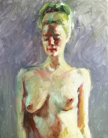 Original Expressionism Nude Paintings by Andy Tschoepe