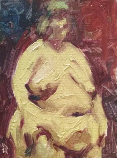 Original Abstract Nude Paintings by Andy Tschoepe
