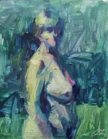 Original Figurative Nude Paintings by Andy Tschoepe