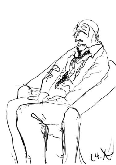 Original Figurative Men Digital by Constanze Kratzsch